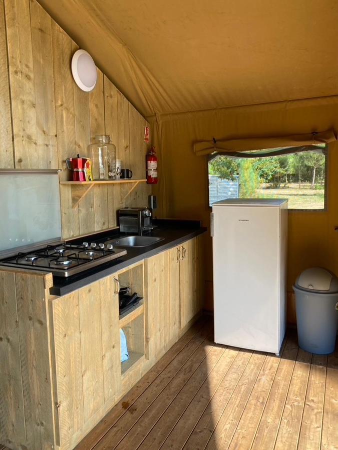 Camping La Kahute - Tente Lodge Au Coeur De La Foret Carcans Bagian luar foto